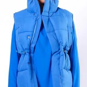 Women's Blue Puffer Jacket